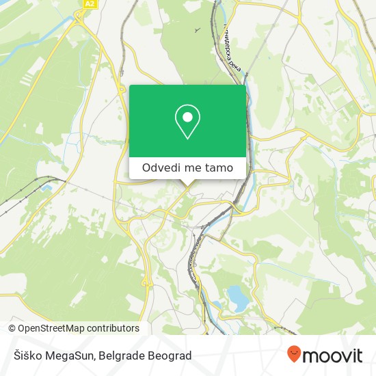 Šiško MegaSun mapa