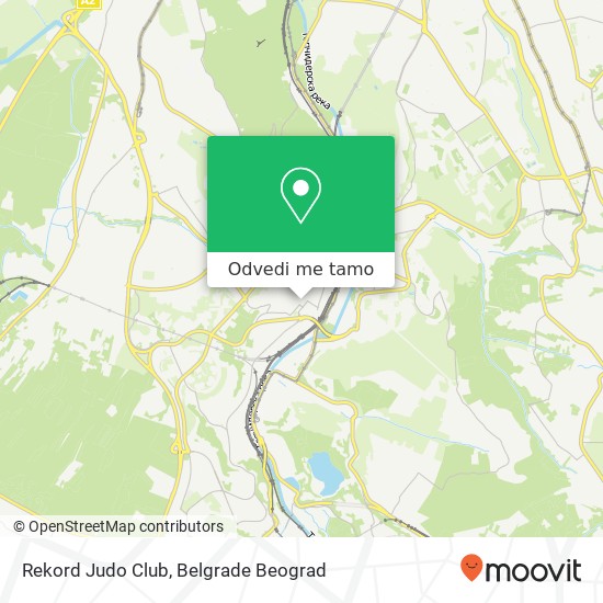 Rekord Judo Club mapa