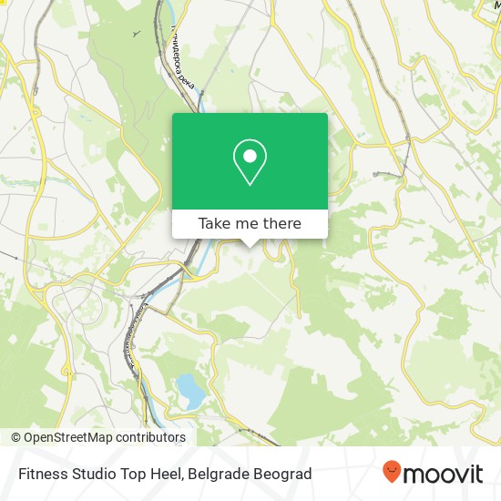 Fitness Studio Top Heel mapa