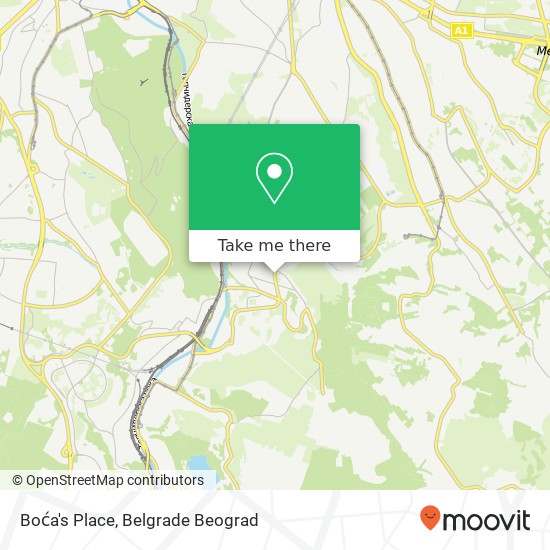 Boća's Place mapa