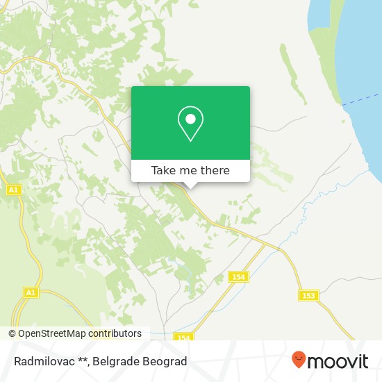 Radmilovac ** mapa
