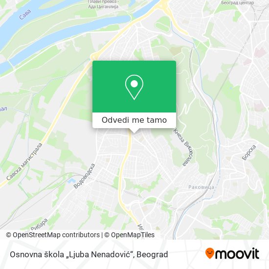 Osnovna škola „Ljuba Nenadović“ mapa