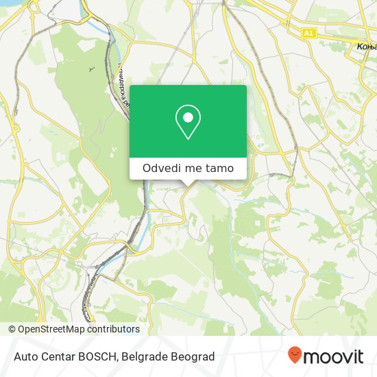 Auto Centar BOSCH mapa