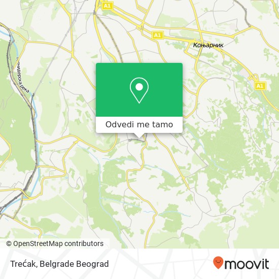 Trećak mapa