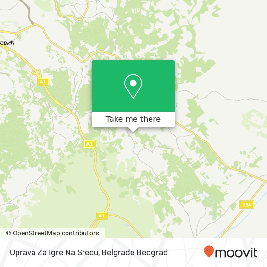 Uprava Za Igre Na Srecu mapa