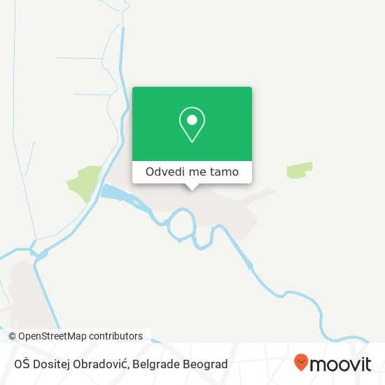 OŠ Dositej Obradović mapa