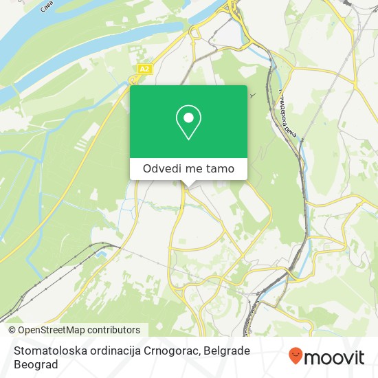 Stomatoloska ordinacija Crnogorac mapa