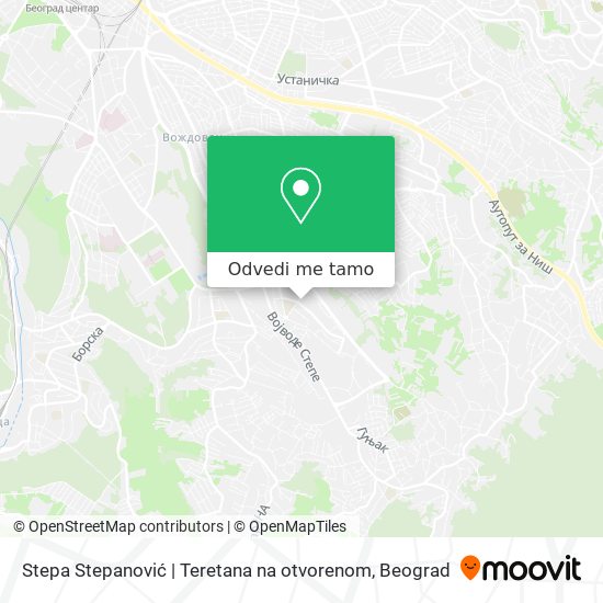 Stepa Stepanović | Teretana na otvorenom mapa