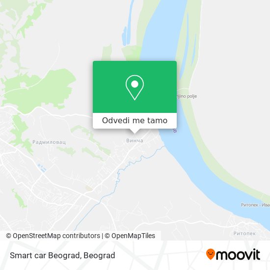 Smart car Beograd mapa