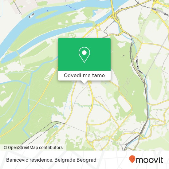 Banicevic residence mapa