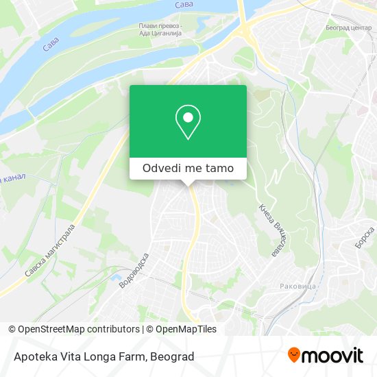 Apoteka Vita Longa Farm mapa