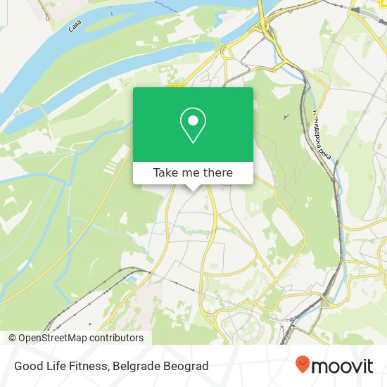 Good Life Fitness mapa