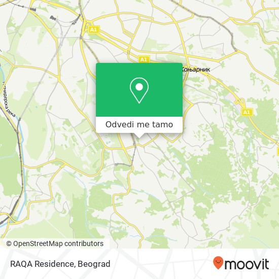 RAQA Residence mapa