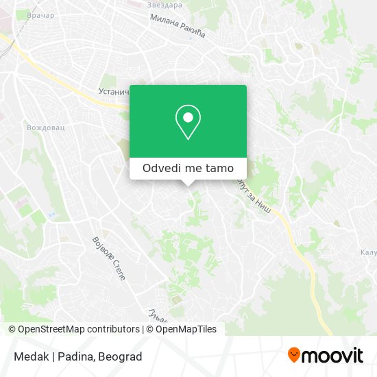Medak | Padina mapa