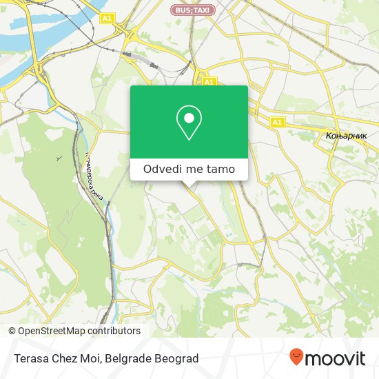 Terasa Chez Moi mapa