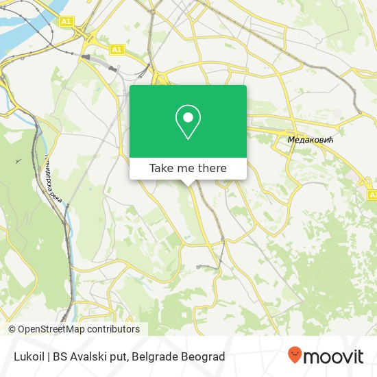 Lukoil | BS Avalski put mapa