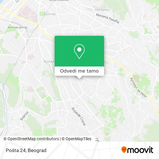 Pošta 24 mapa