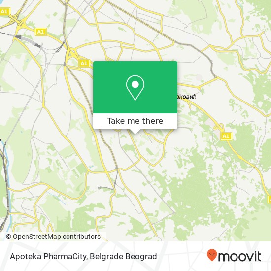 Apoteka PharmaCity mapa