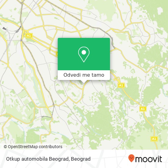 Otkup automobila Beograd mapa