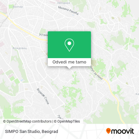 SIMPO San Studio mapa