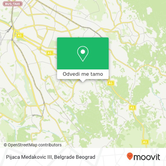 Pijaca Medakovic III mapa