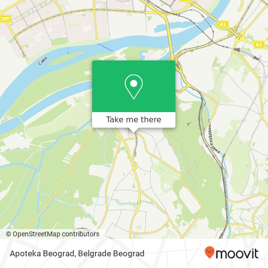 Apoteka Beograd mapa