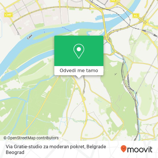 Via Gratie-studio za moderan pokret mapa