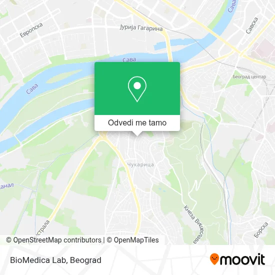 BioMedica Lab mapa