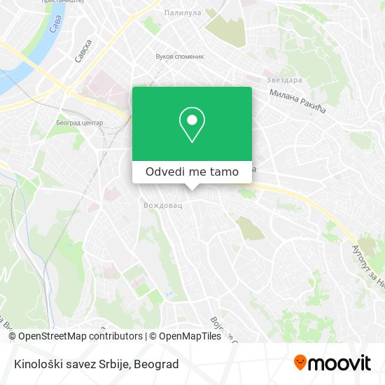 Kinološki savez Srbije mapa