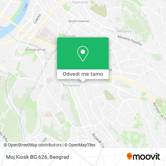 Moj Kiosk BG 626 mapa