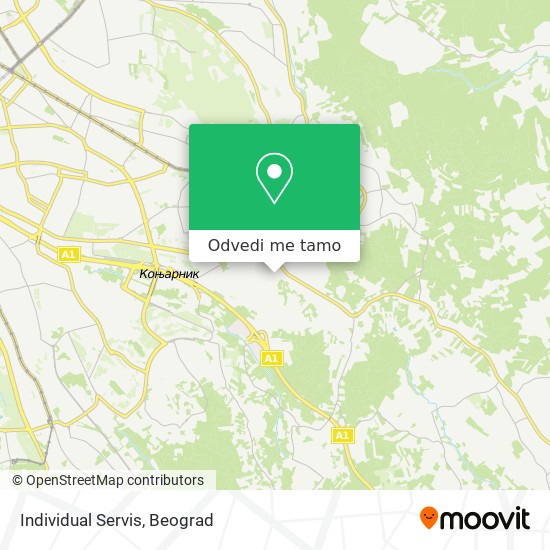 Individual Servis mapa