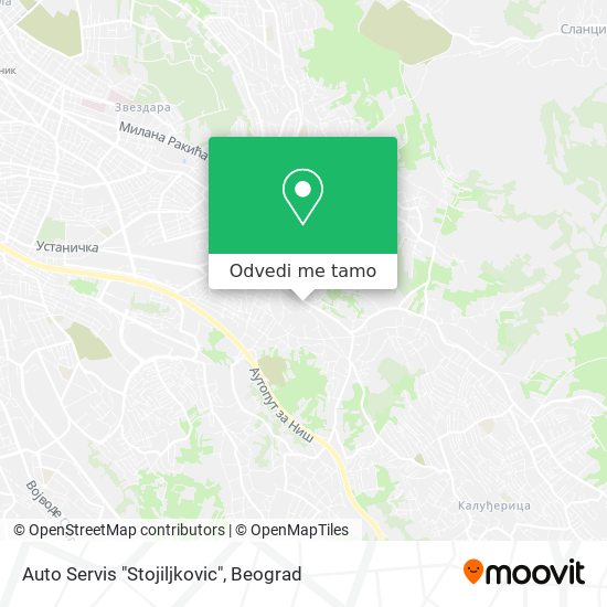 Auto Servis "Stojiljkovic" mapa