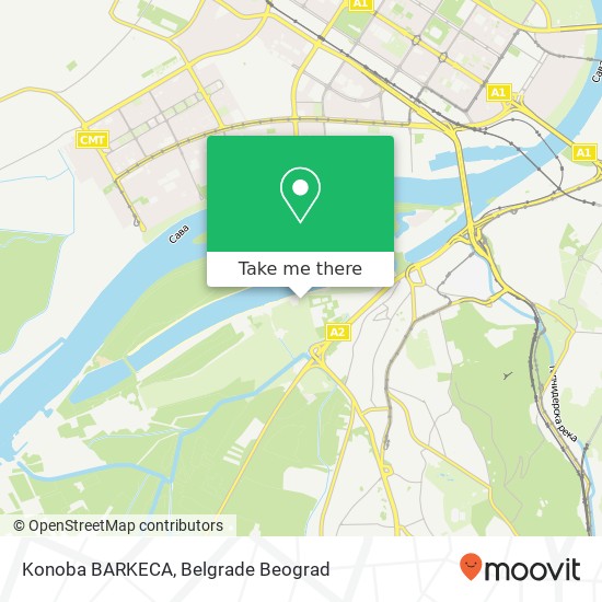 Konoba BARKECA mapa