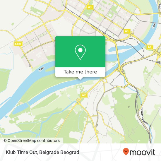 Klub Time Out mapa