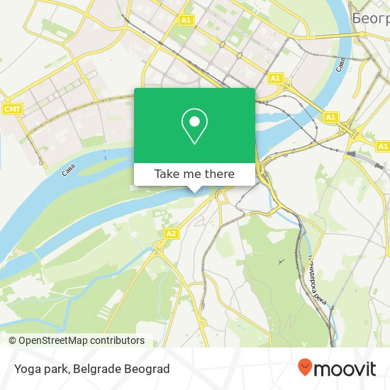 Yoga park mapa