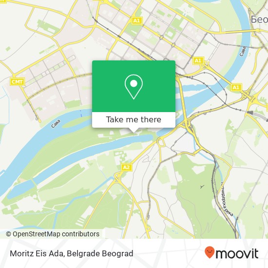 Moritz Eis Ada mapa