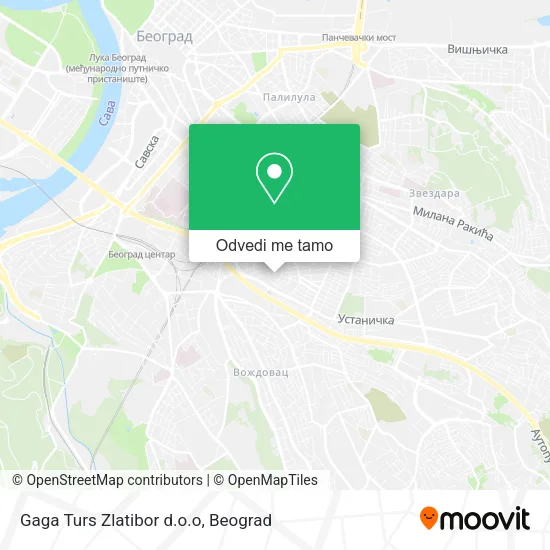 Gaga Turs Zlatibor d.o.o mapa