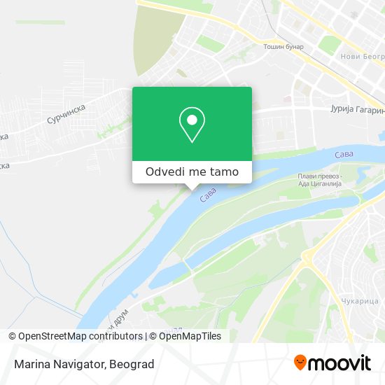 Marina Navigator mapa
