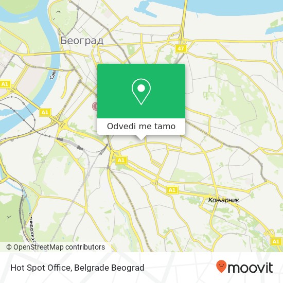 Hot Spot Office mapa