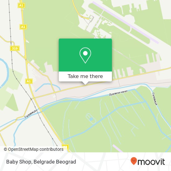 Baby Shop mapa