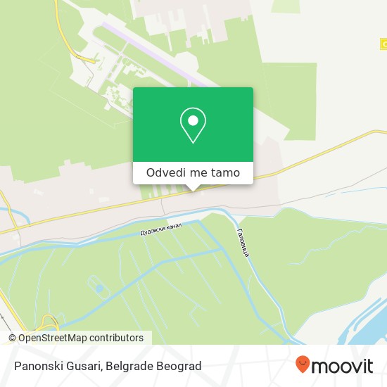 Panonski Gusari mapa