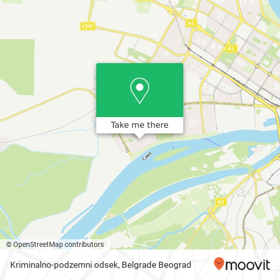 Kriminalno-podzemni odsek mapa