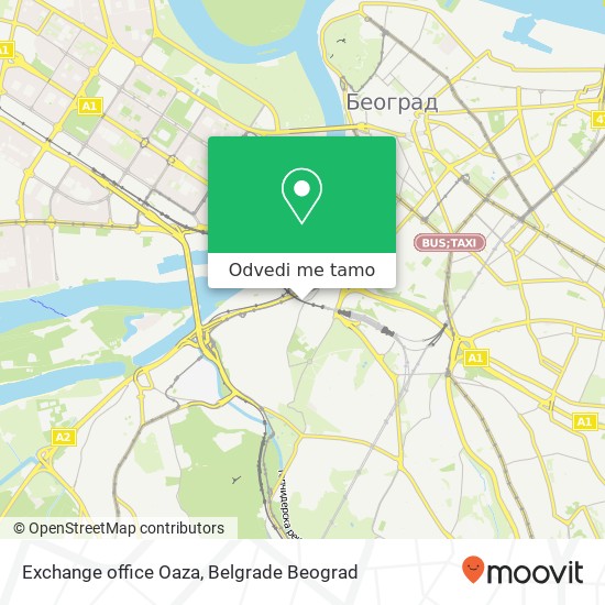Exchange office Oaza mapa
