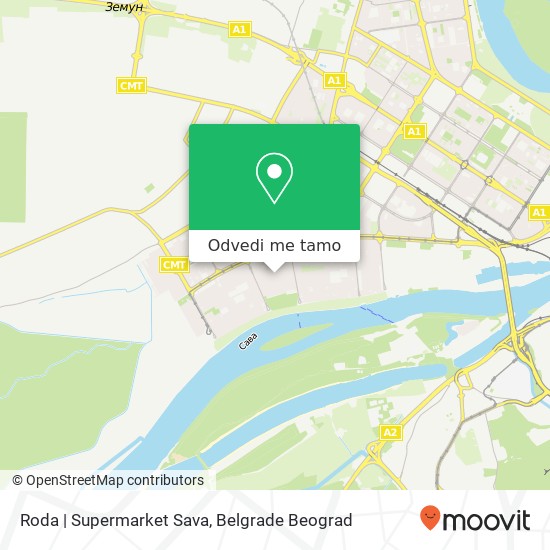 Roda | Supermarket Sava mapa