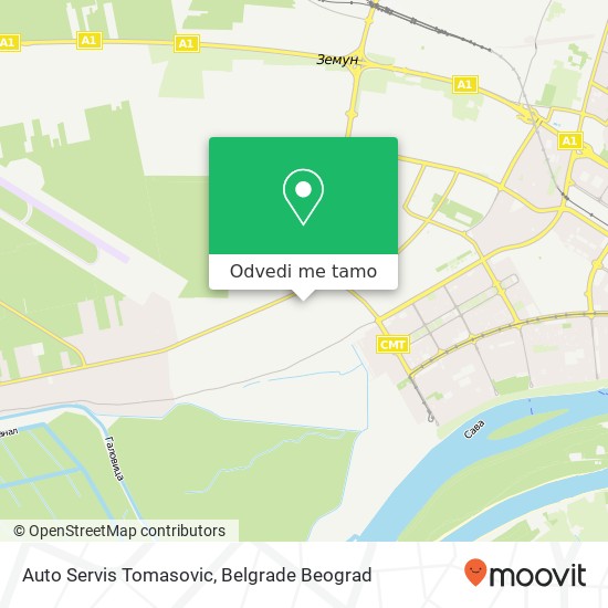 Auto Servis Tomasovic mapa