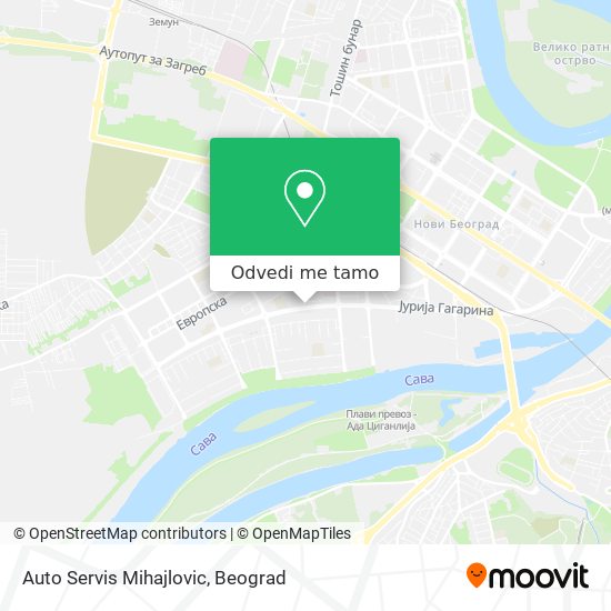 Auto Servis Mihajlovic mapa