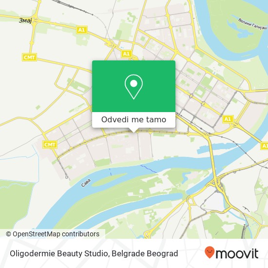 Oligodermie Beauty Studio mapa