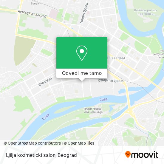 Ljilja kozmeticki salon mapa