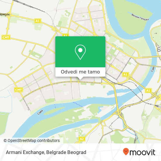 Armani Exchange mapa