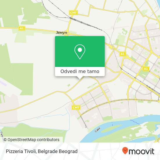 Pizzeria Tivoli mapa